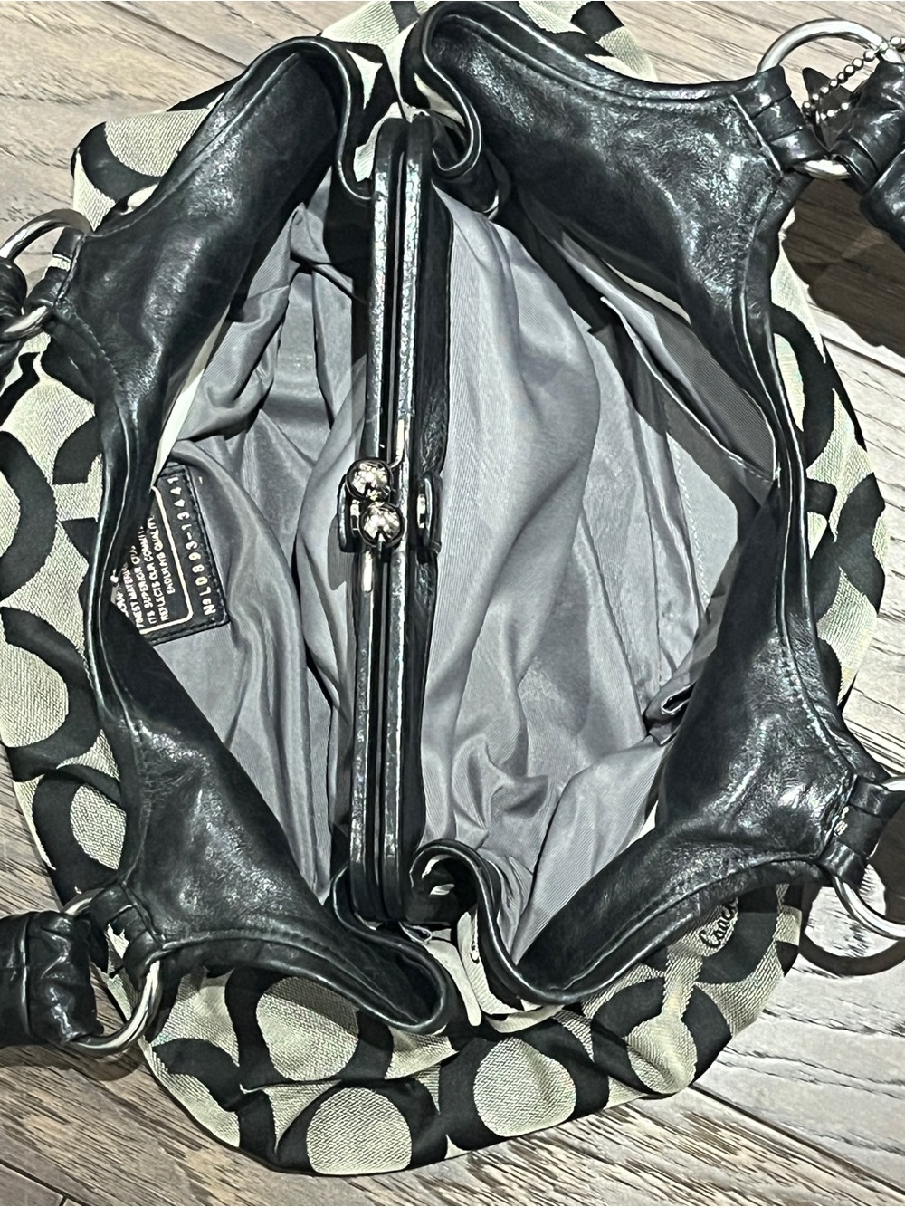 Coach Canvas Shoulder Bag - Picture 12 of 14